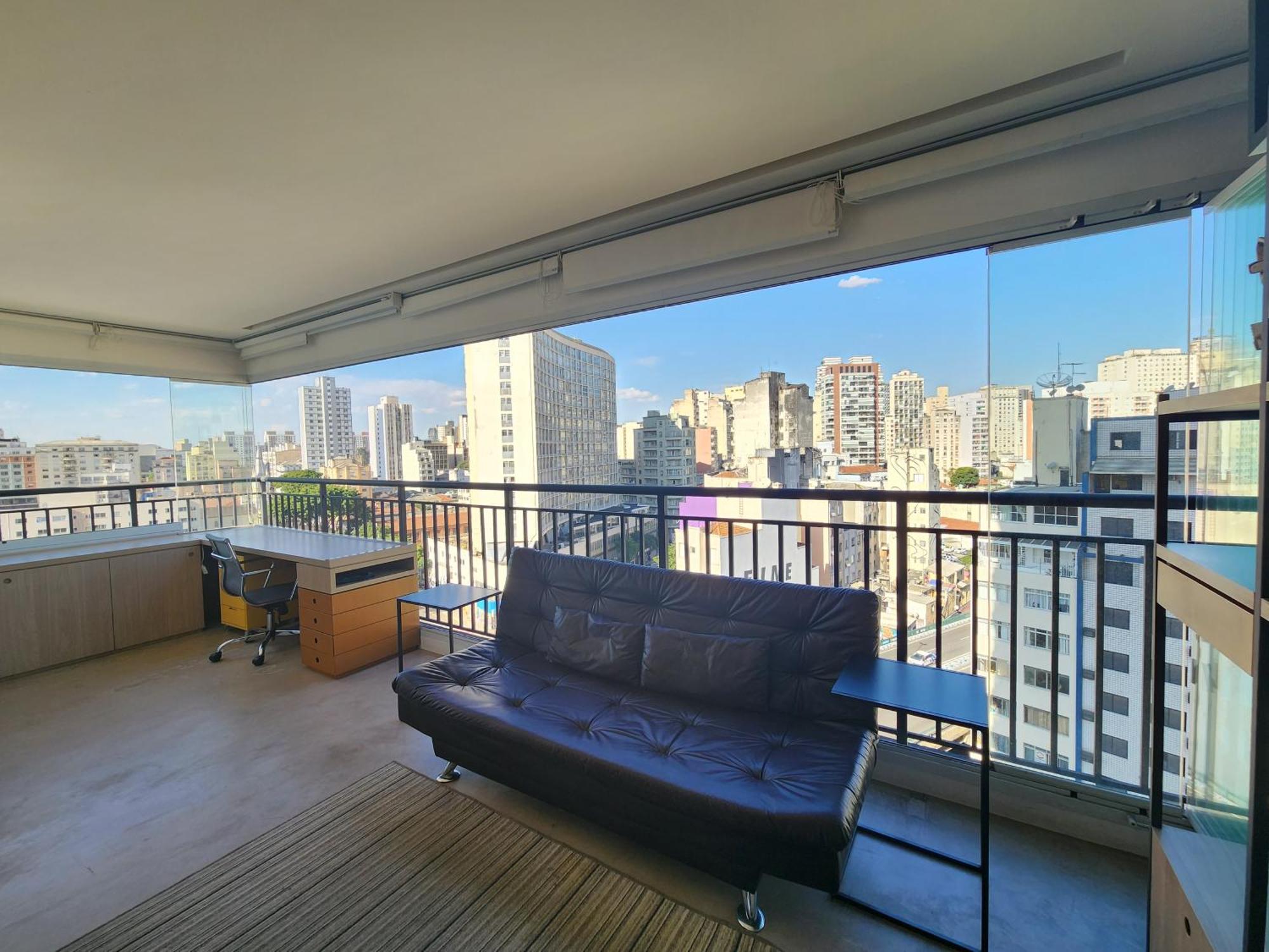 Flat Grande Em De Luxo - Centro De Apartamento *