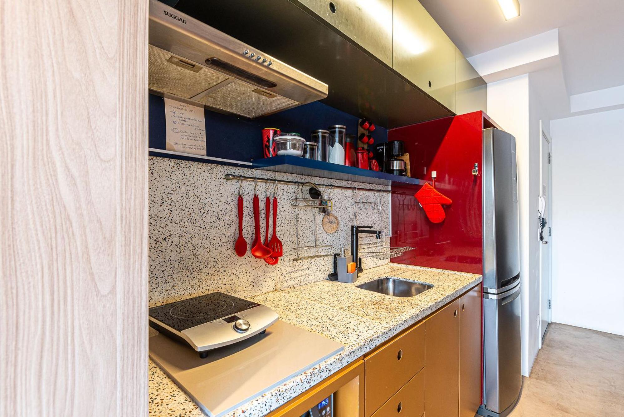 Flat Grande Em De Luxo - Centro De Apartamento *