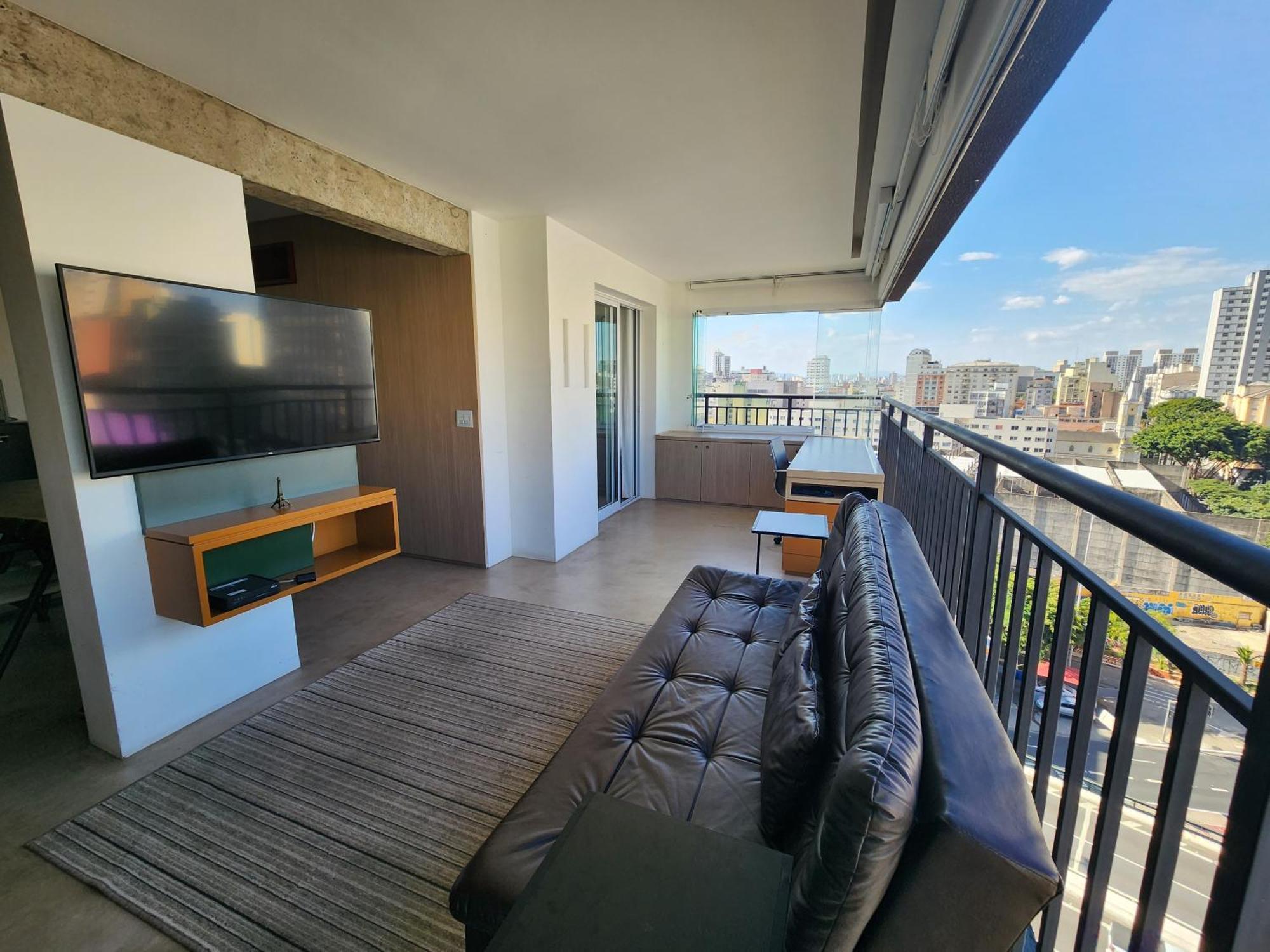 Flat Grande Em De Luxo - Centro De Apartamento